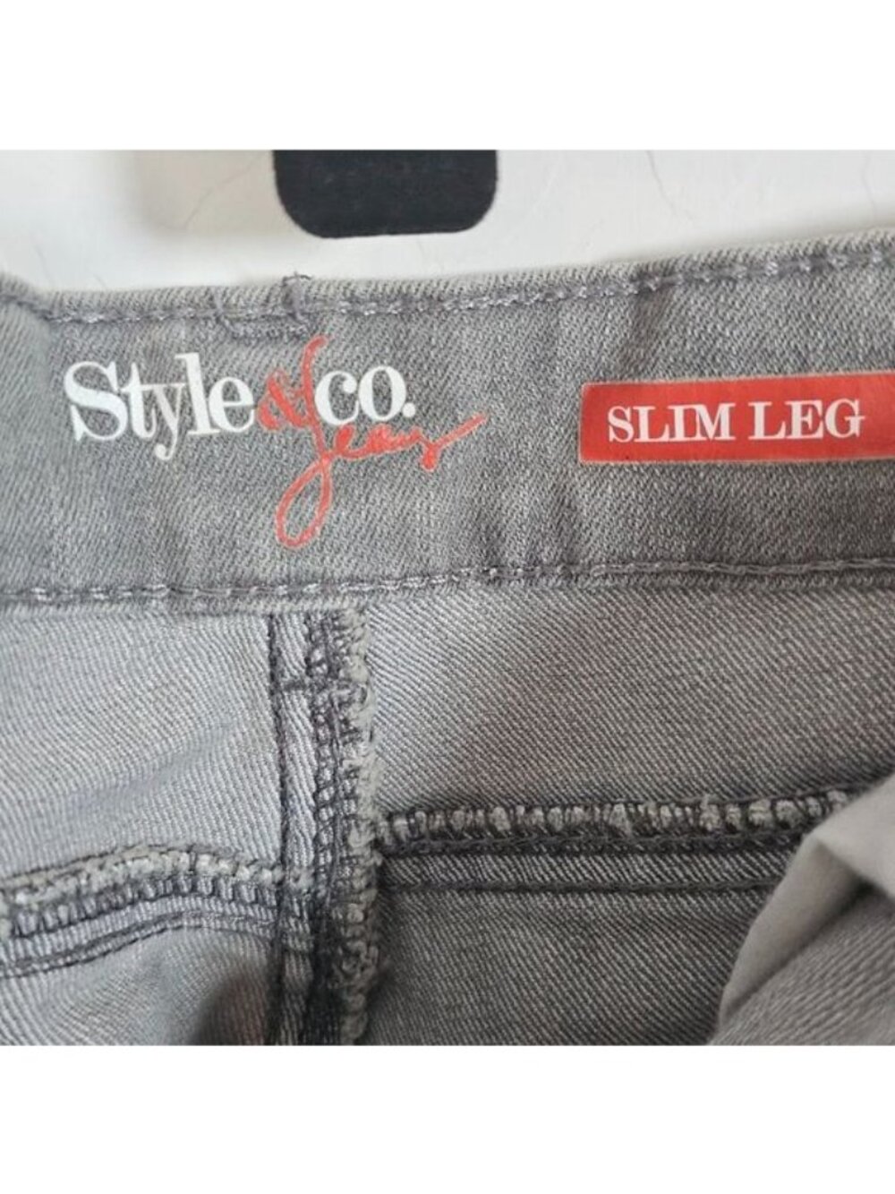 Style & Co Gray Wash Women's Jeans Size 8 - Picture 7 of 8